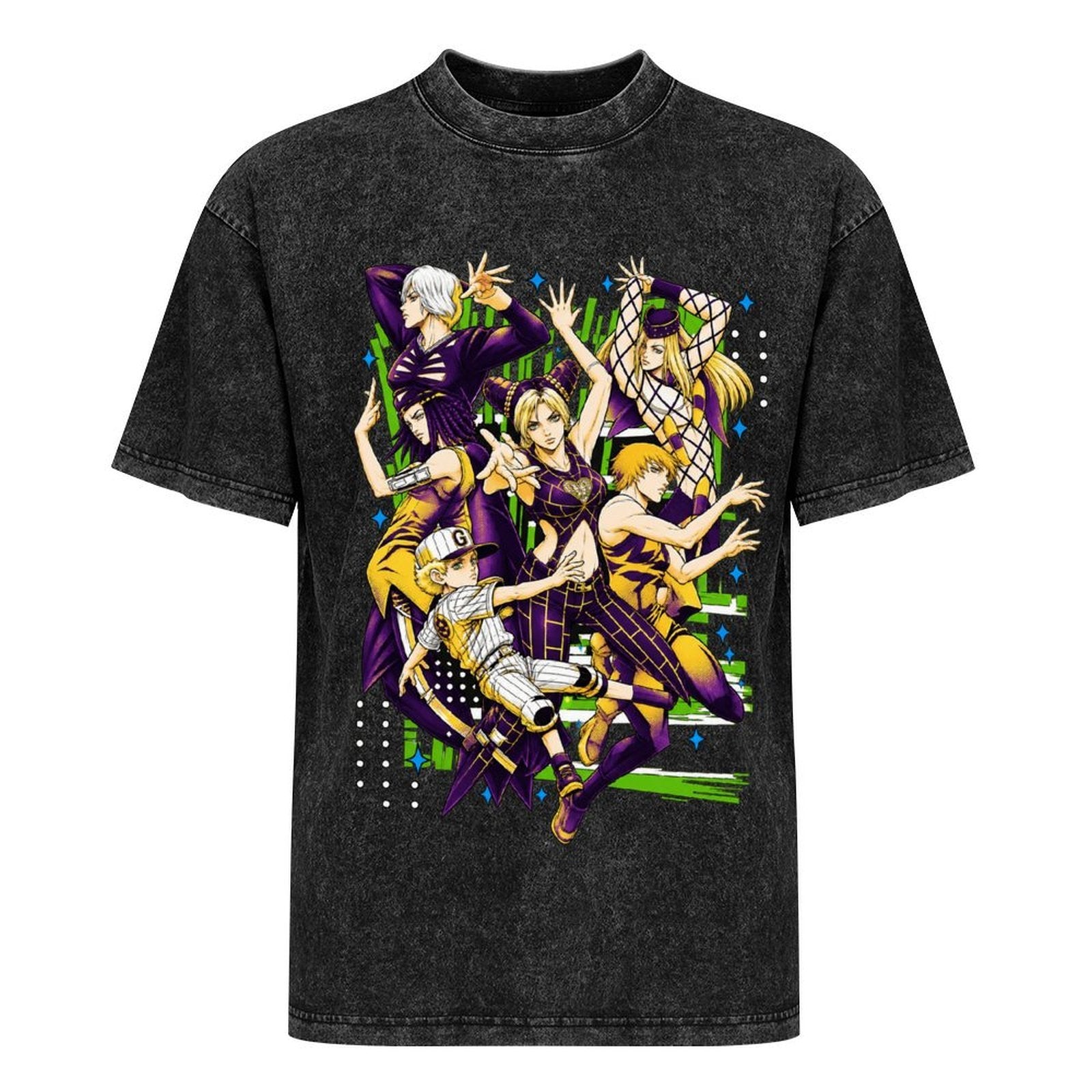 JoJo Character Collage Graphic Tee