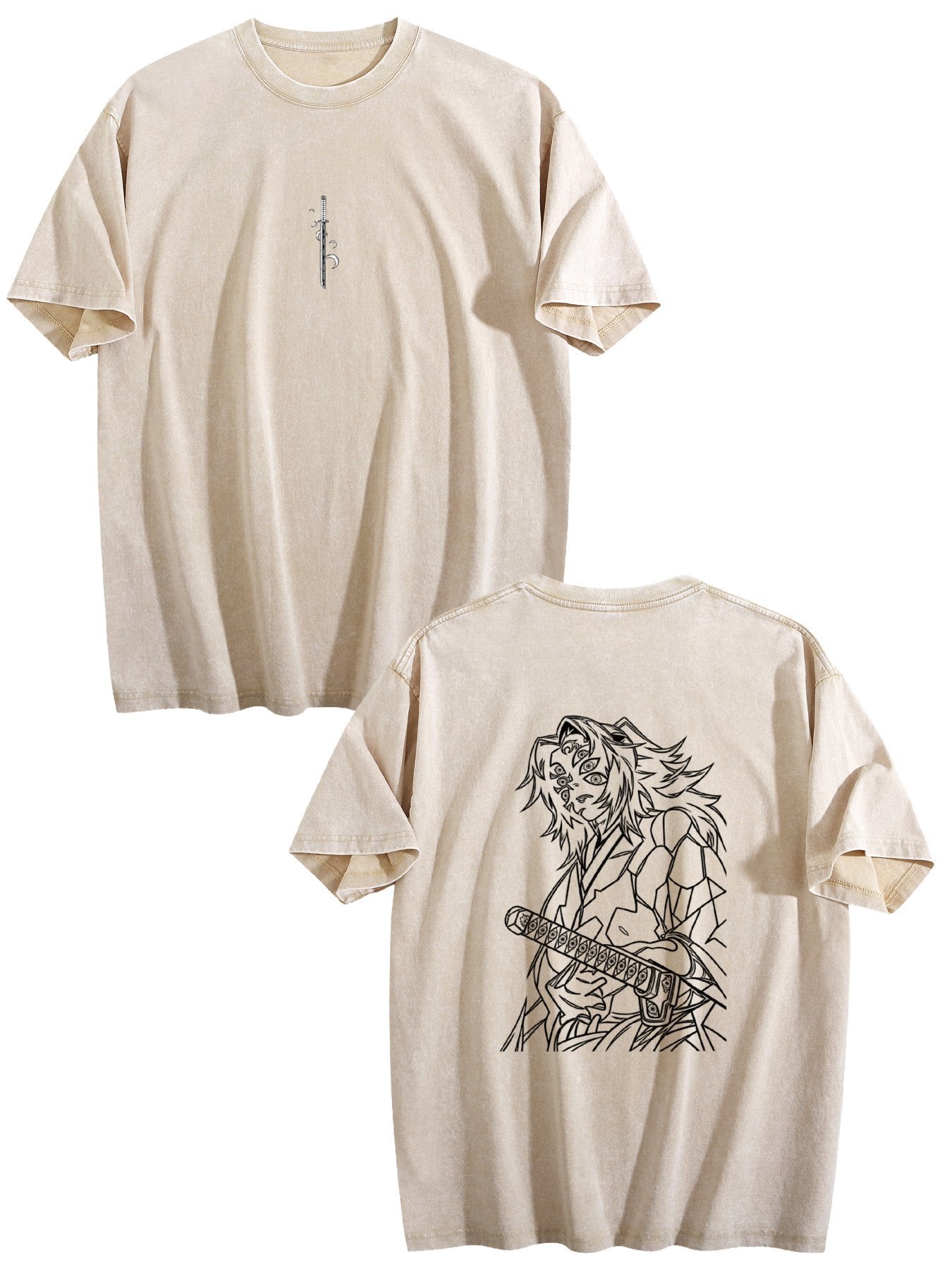 Kokushibo Dark Line Art Tee