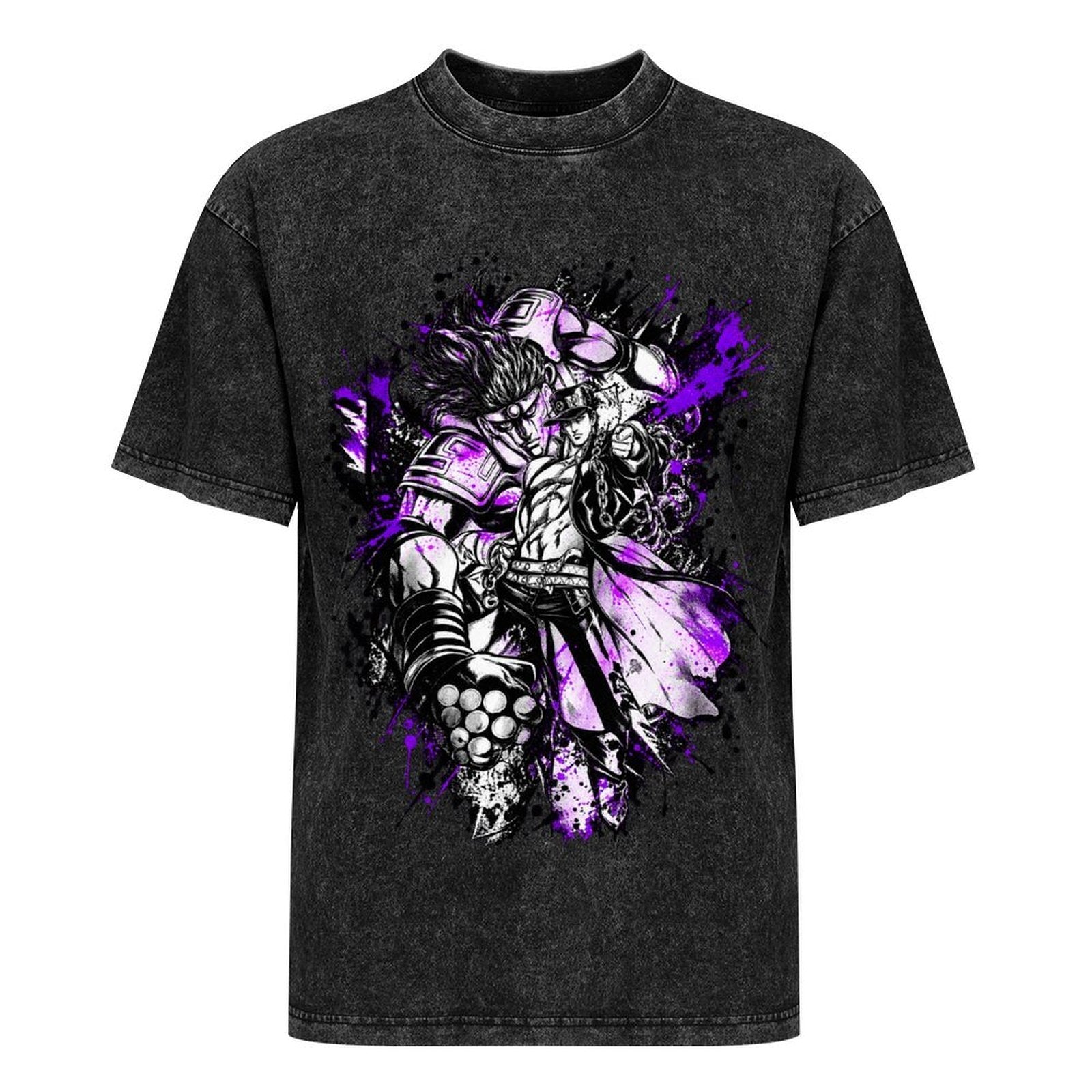 Jotaro Kujo Purple Graphic Tee