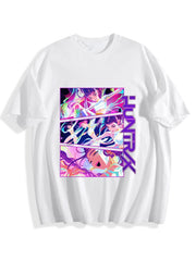 Huntrix Neon Split Panel Oversized T-Shirt
