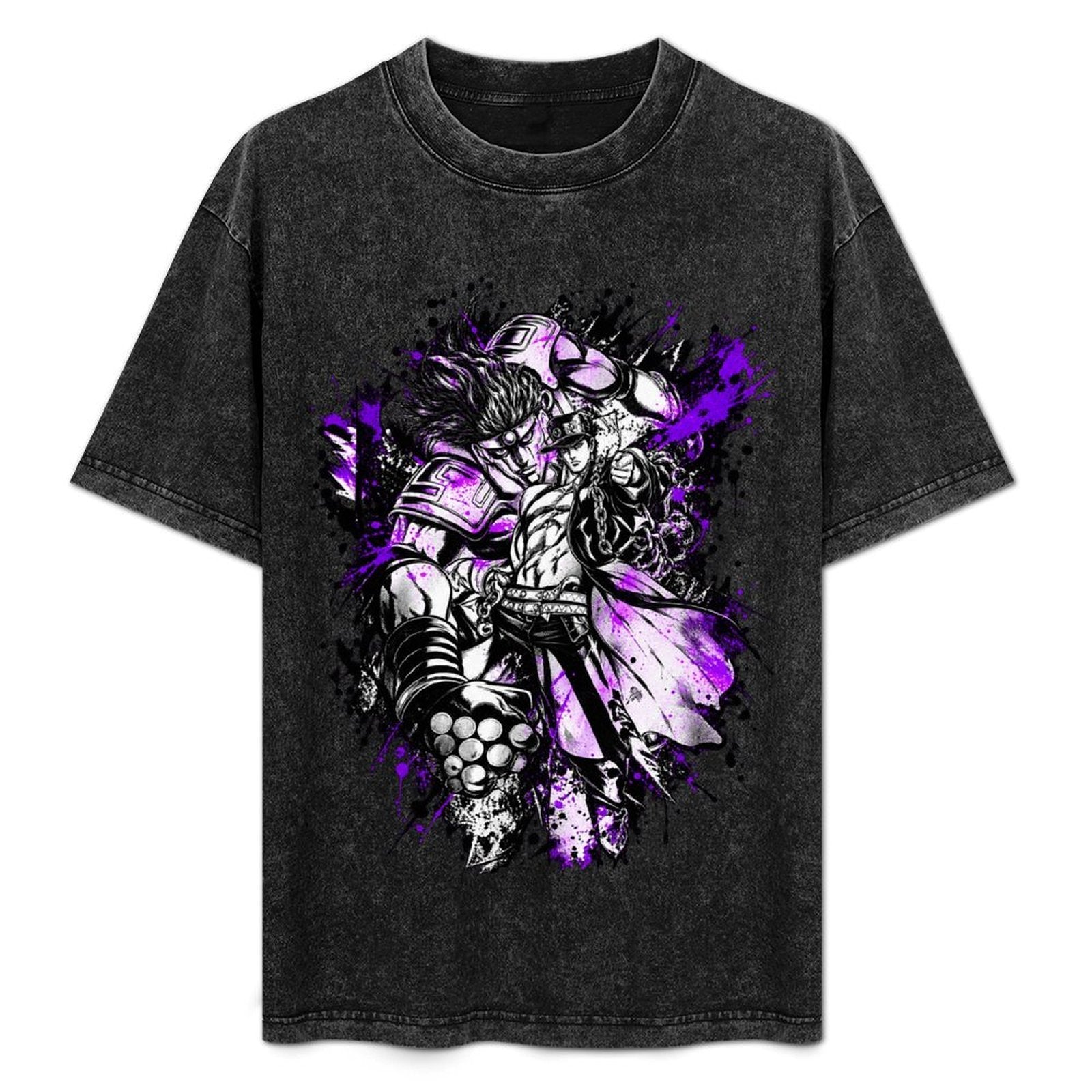 Jotaro Kujo Purple Graphic Tee
