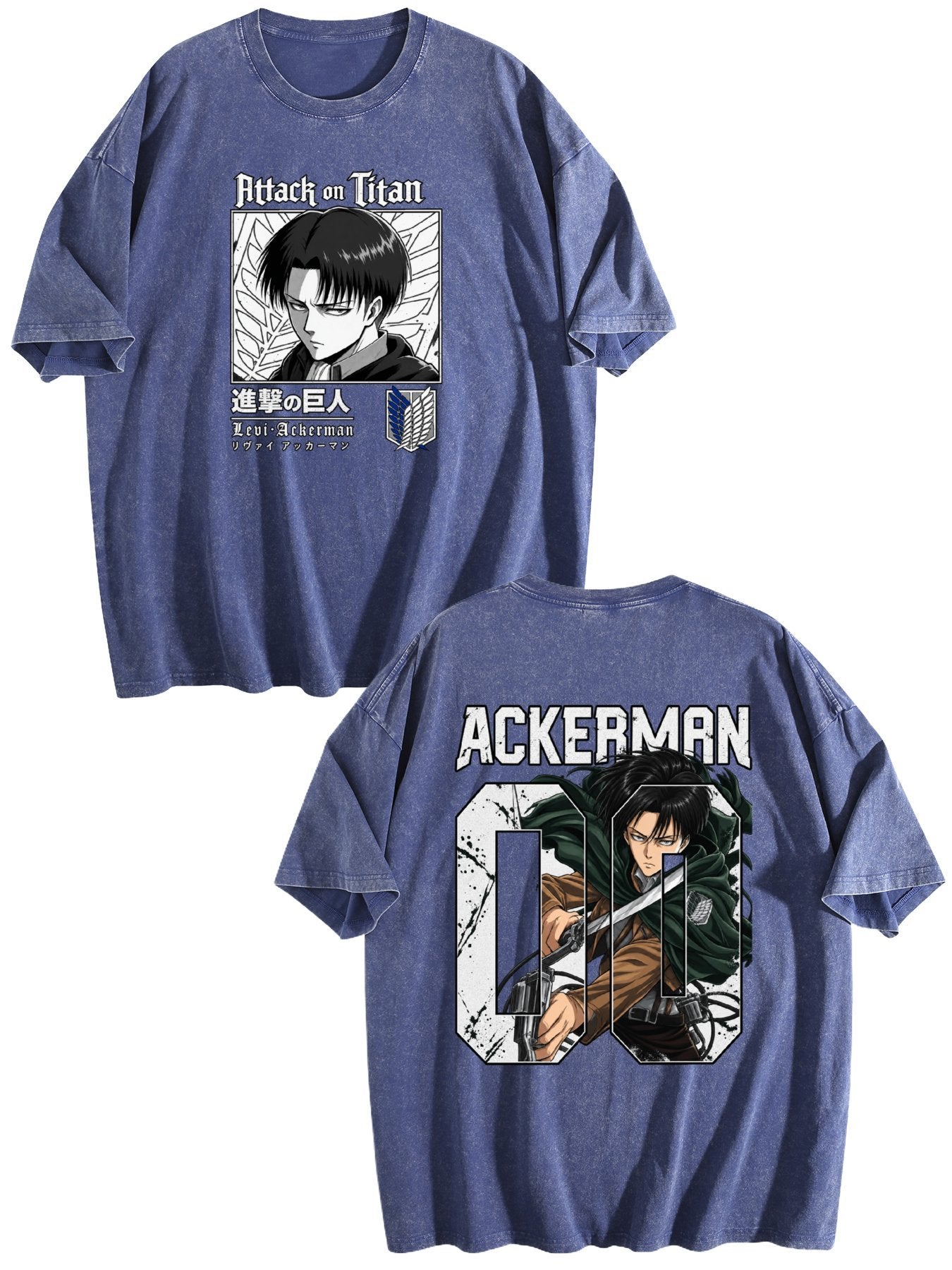 Levi Ackerman Vintage Portrait Tee