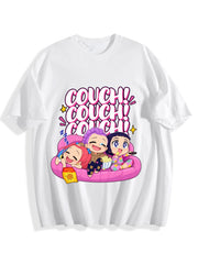 Huntrix Couch Chibi Character Oversized T-Shirt