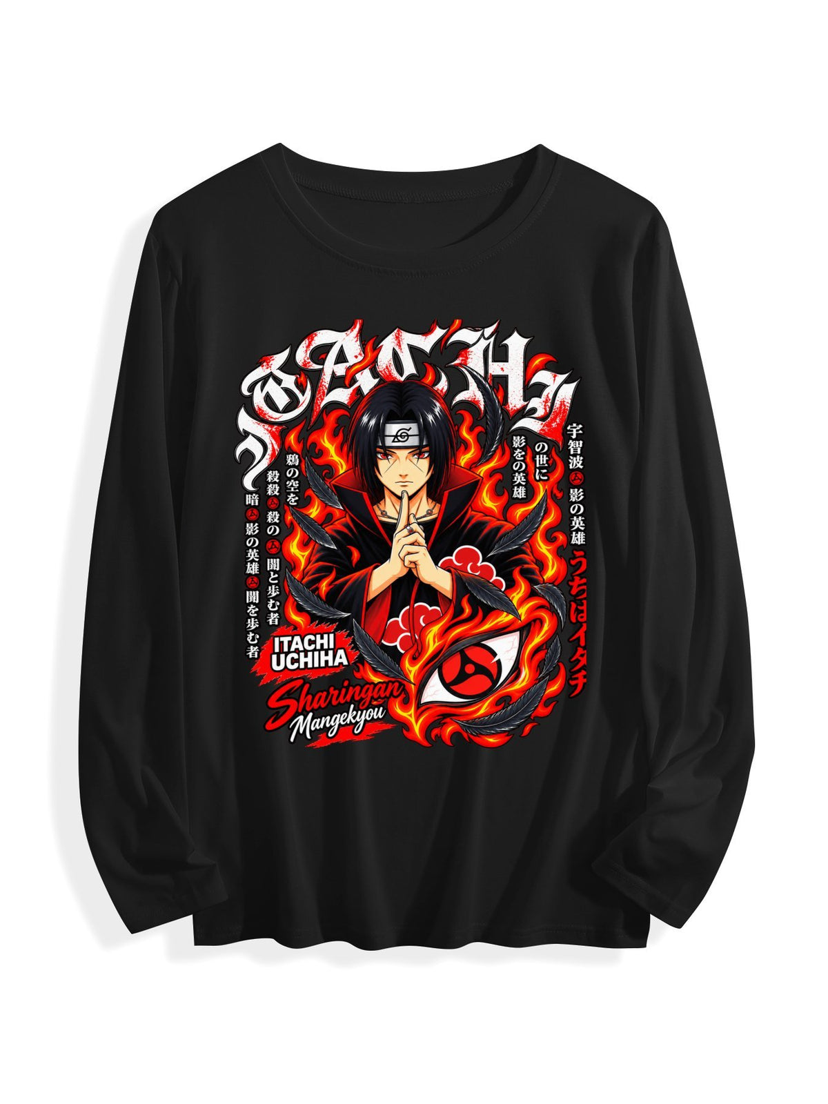 Itachi Scarlet Sharingan Long Sleeve