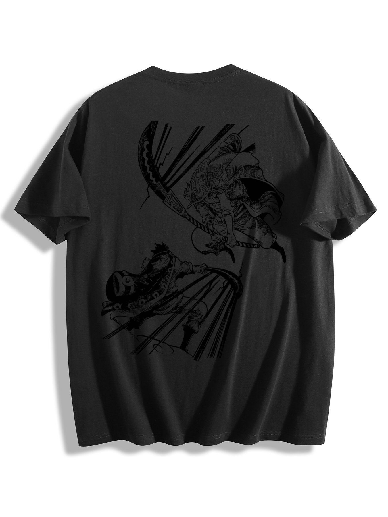 Roger vs Whitebeard Battle Anime Tee