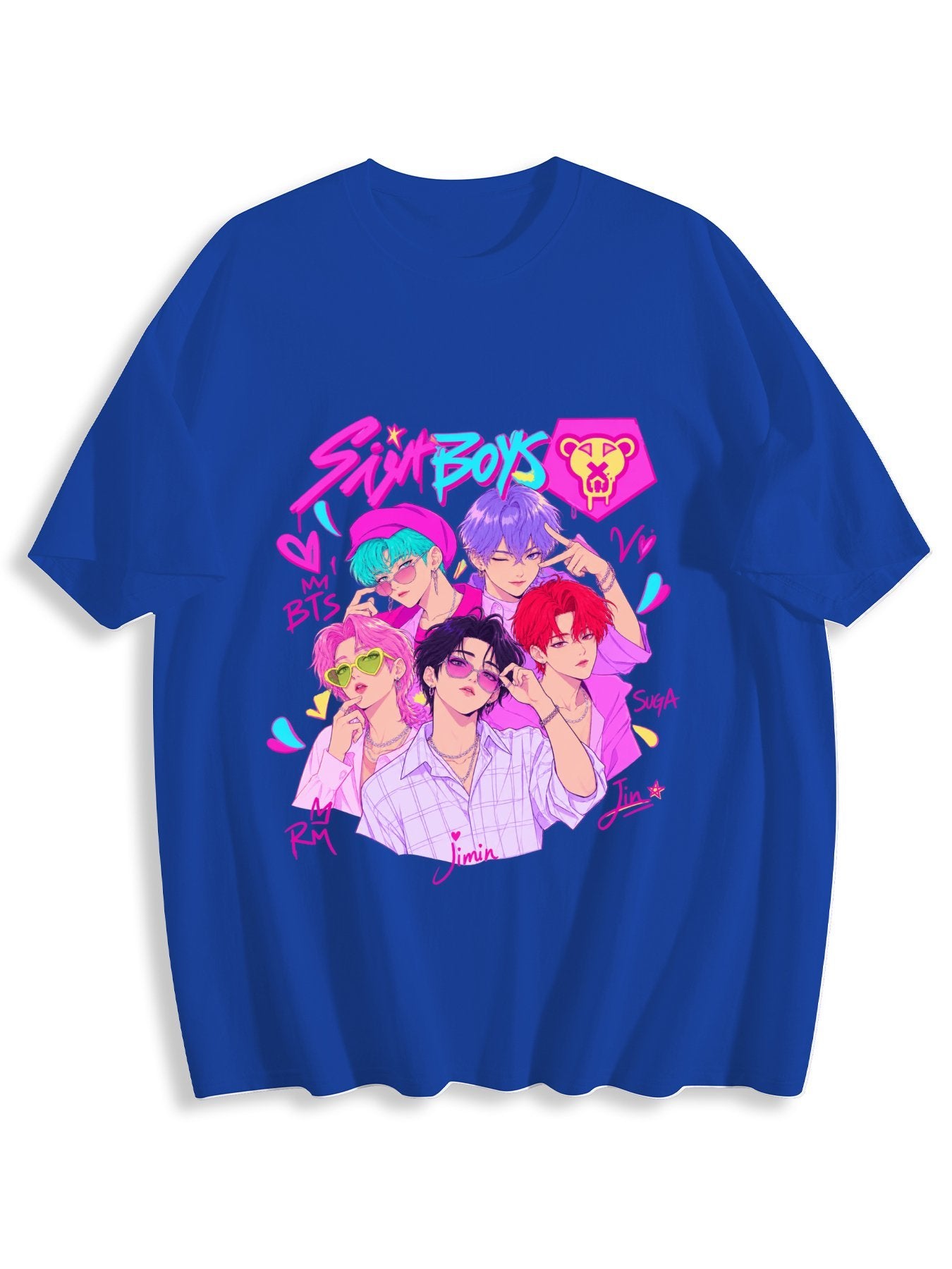 Boys Group Portrait Oversized T-Shirt