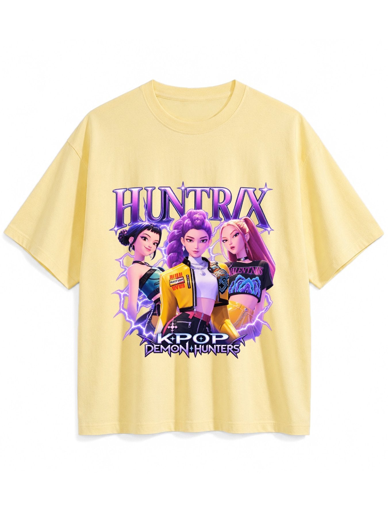 Huntrix Vintage Group Oversized T-Shirt