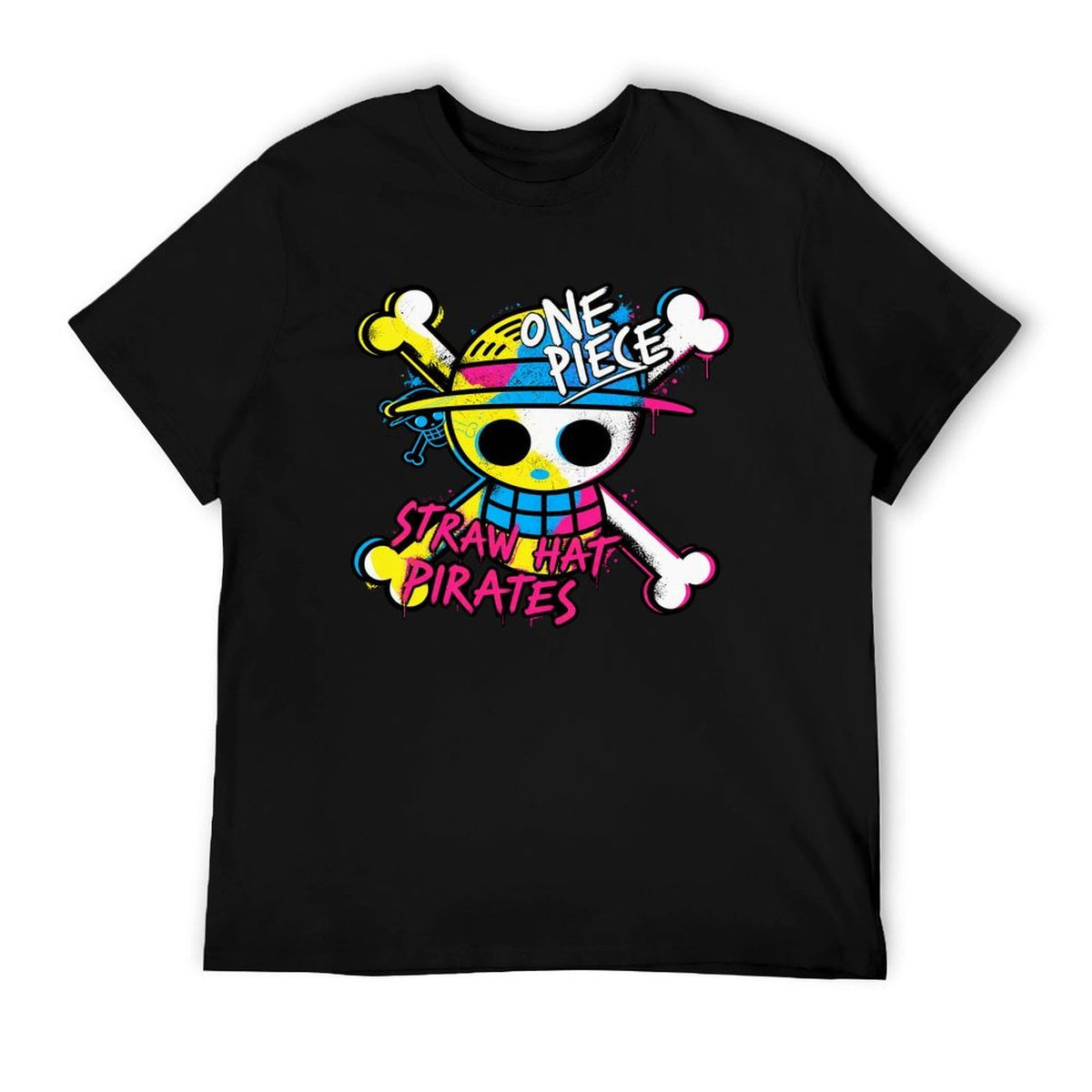 Straw Hat Neon Pirate Tee