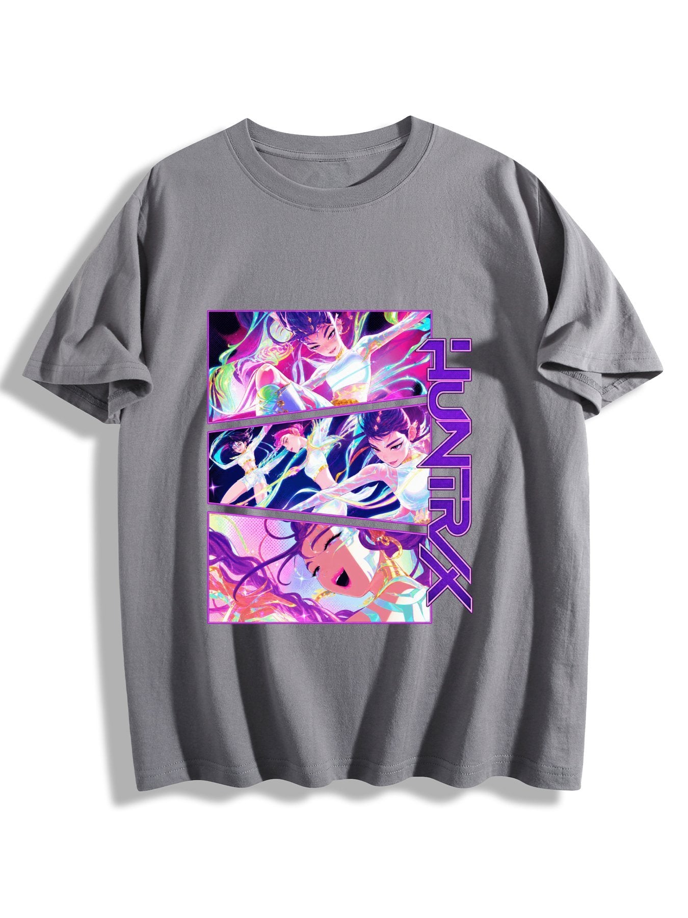 Huntrix Neon Split Panel Oversized T-Shirt