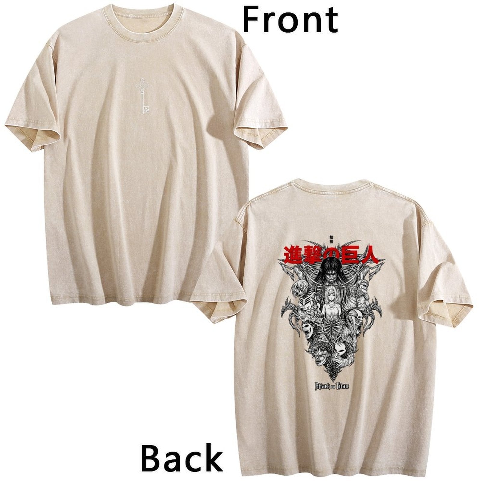 Attack on Titan Vintage Art Tee
