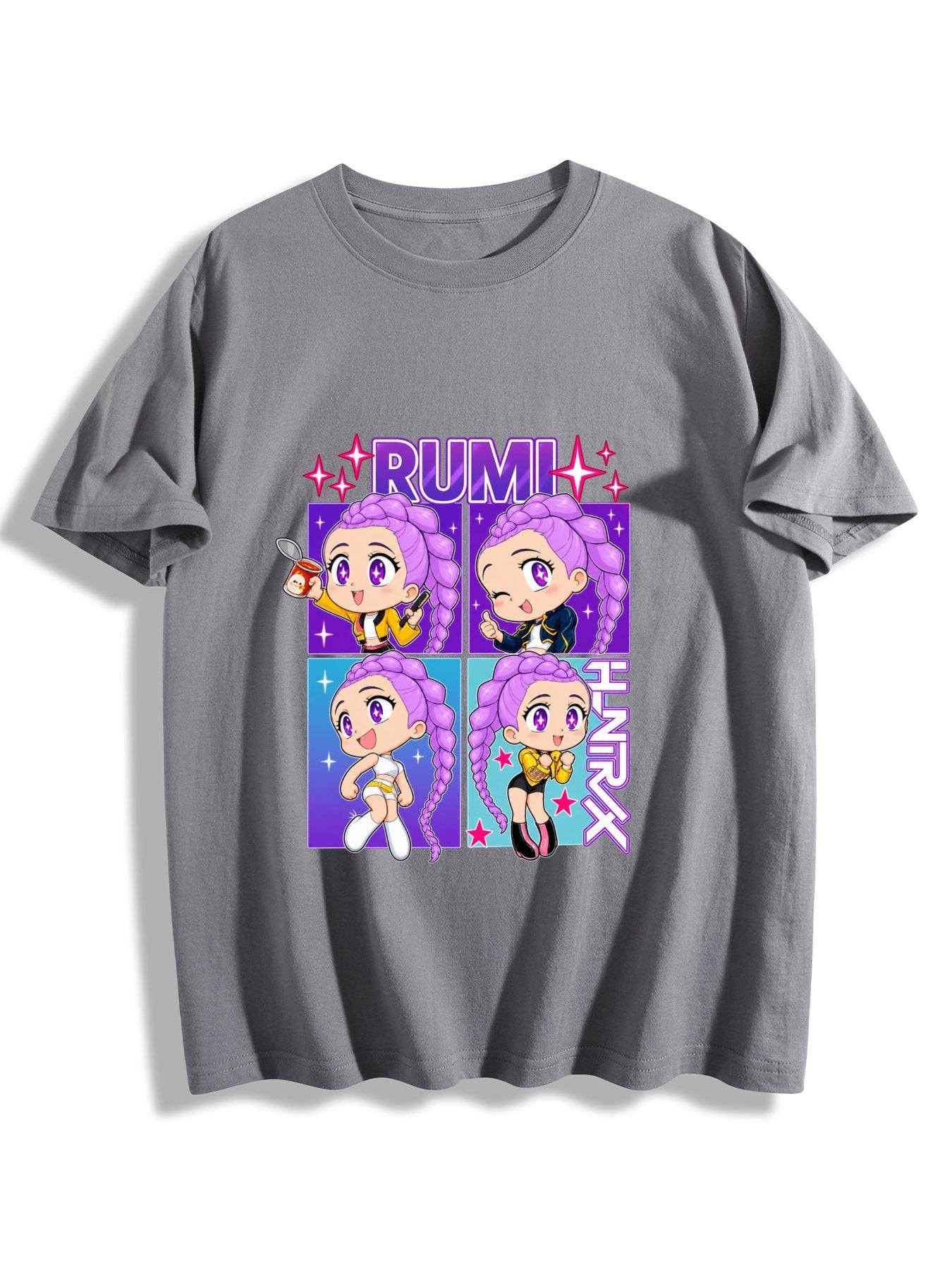 Rumi Four Panel Chibi Oversized T-Shirt