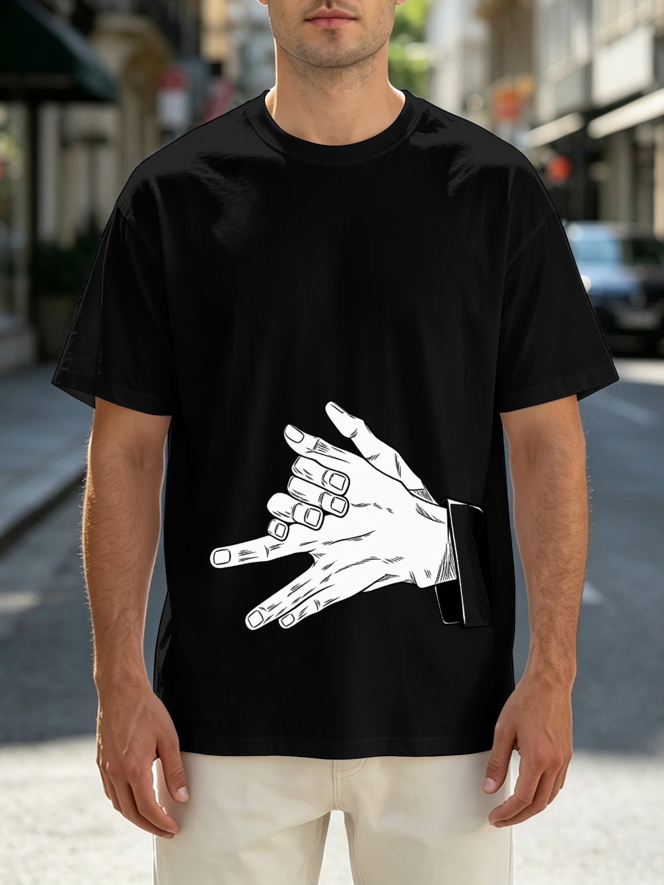 Satoru Gojo Hand Minimal Tee