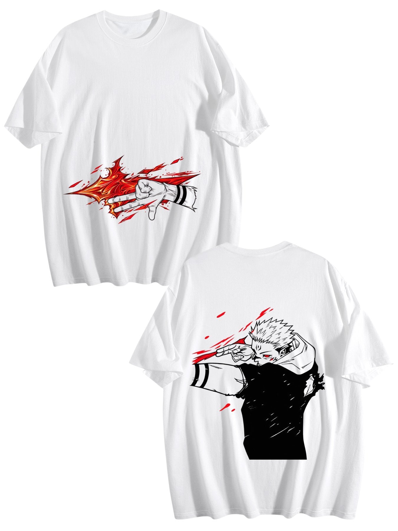 JJK Sukuna Red Attack Tee