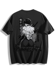Maki Zenin Monochrome Graphic Tee