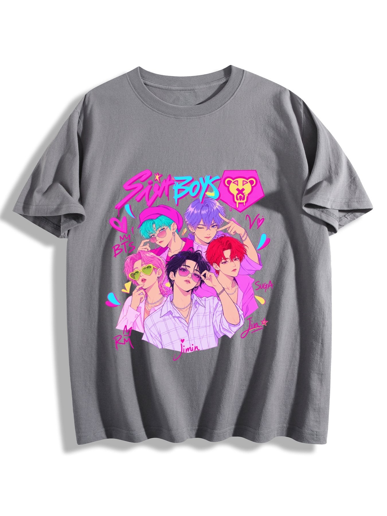 Boys Group Portrait Oversized T-Shirt